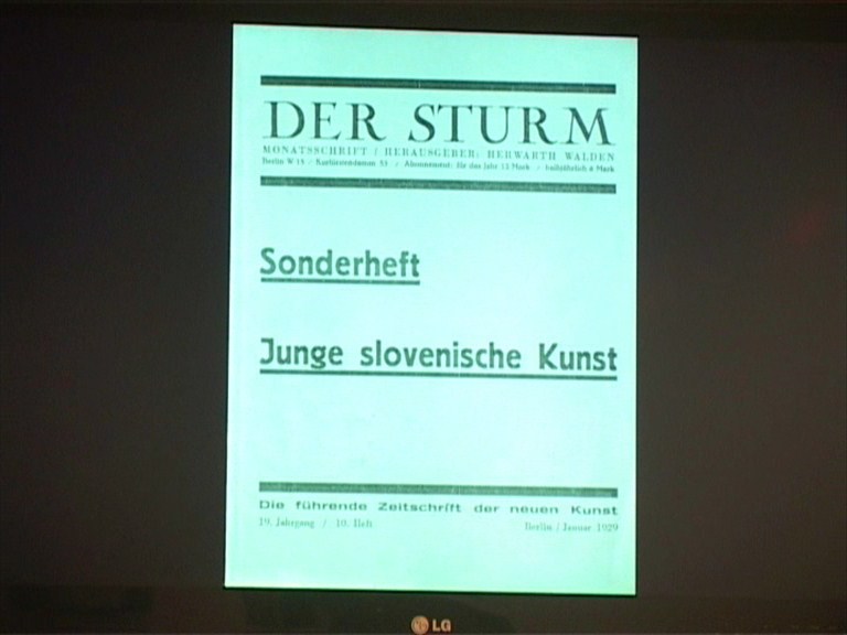 Der Sturm in slovenska avantgarda tudi v knjigi