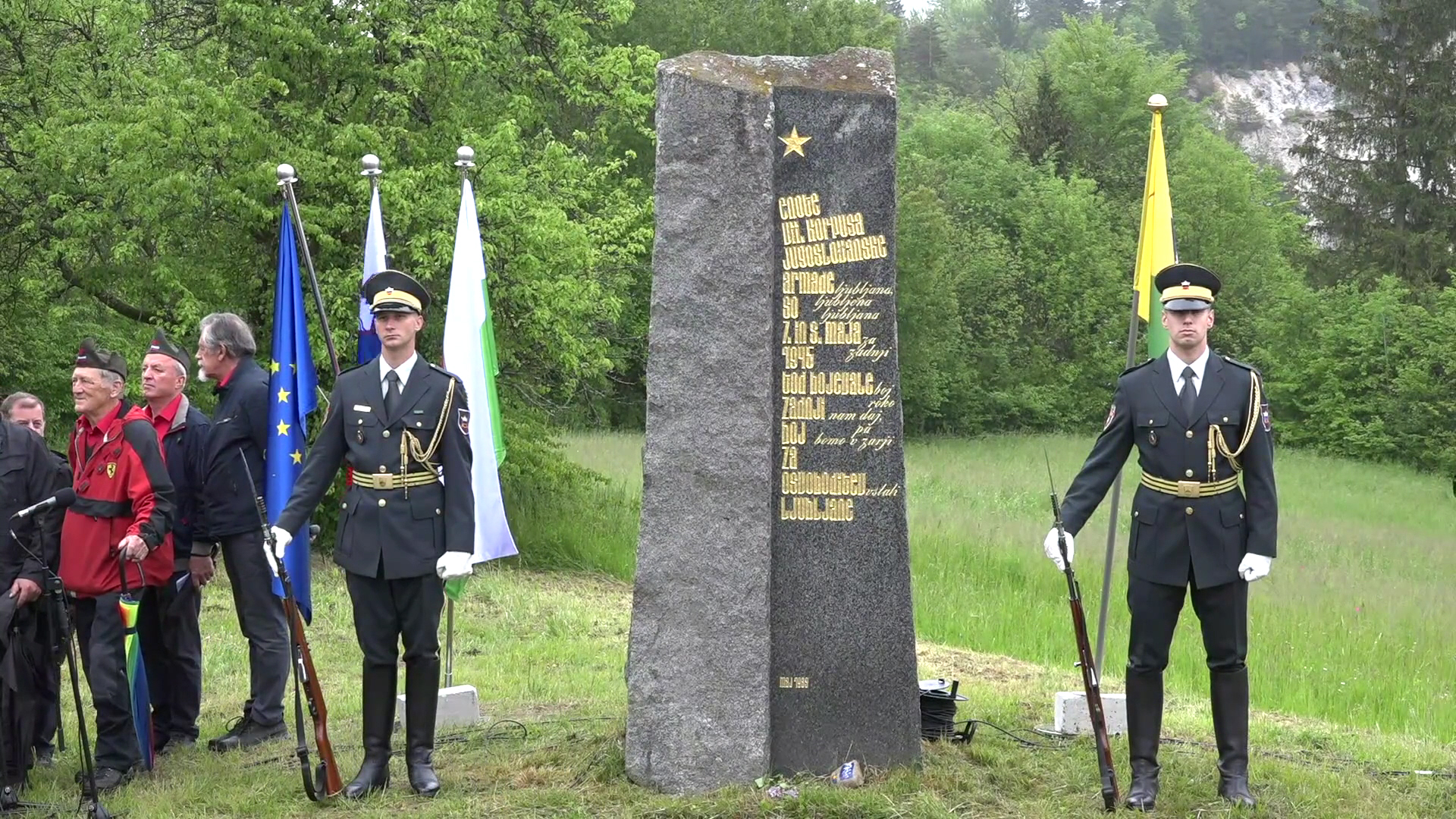 [POSNETEK] Na Orlah slovesnost ob obletnici zadnjih bojev za Ljubljano